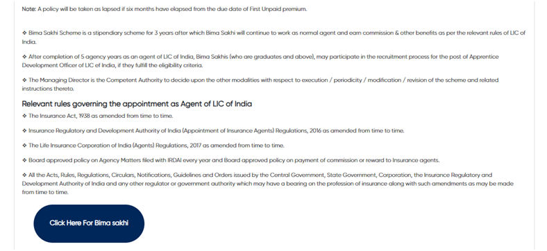 LIC Bima Sakhi Yojana