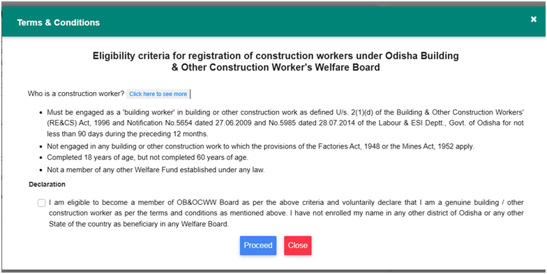 Maternity Benefit Scheme