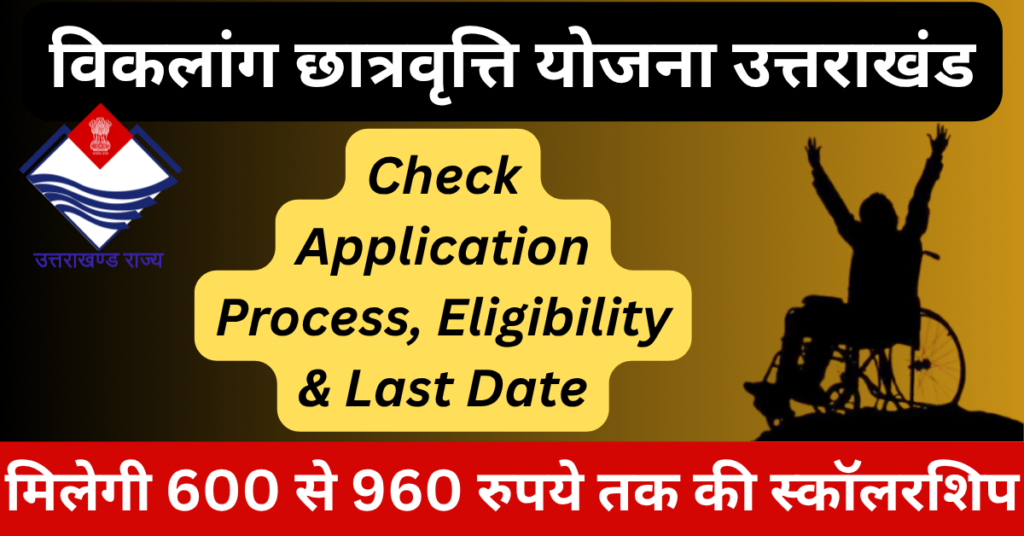 Divyang Scholarship Yojana: 600 से 960 रुपये छात्रवृत्ति, ऐसे करे आवेदन 1 Divyang Scholarship Yojana